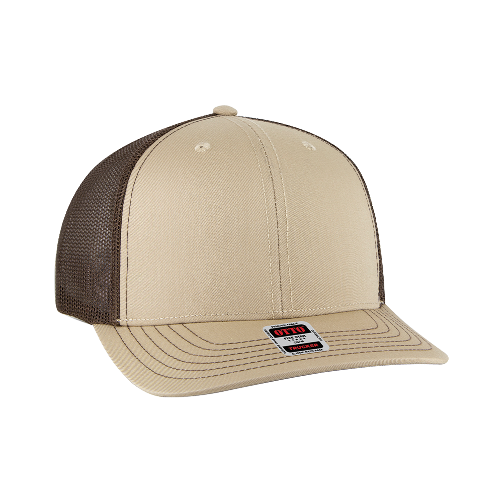 [12 Pack] 112 Style Leather Patch Trucker Hats – Lids On Demand